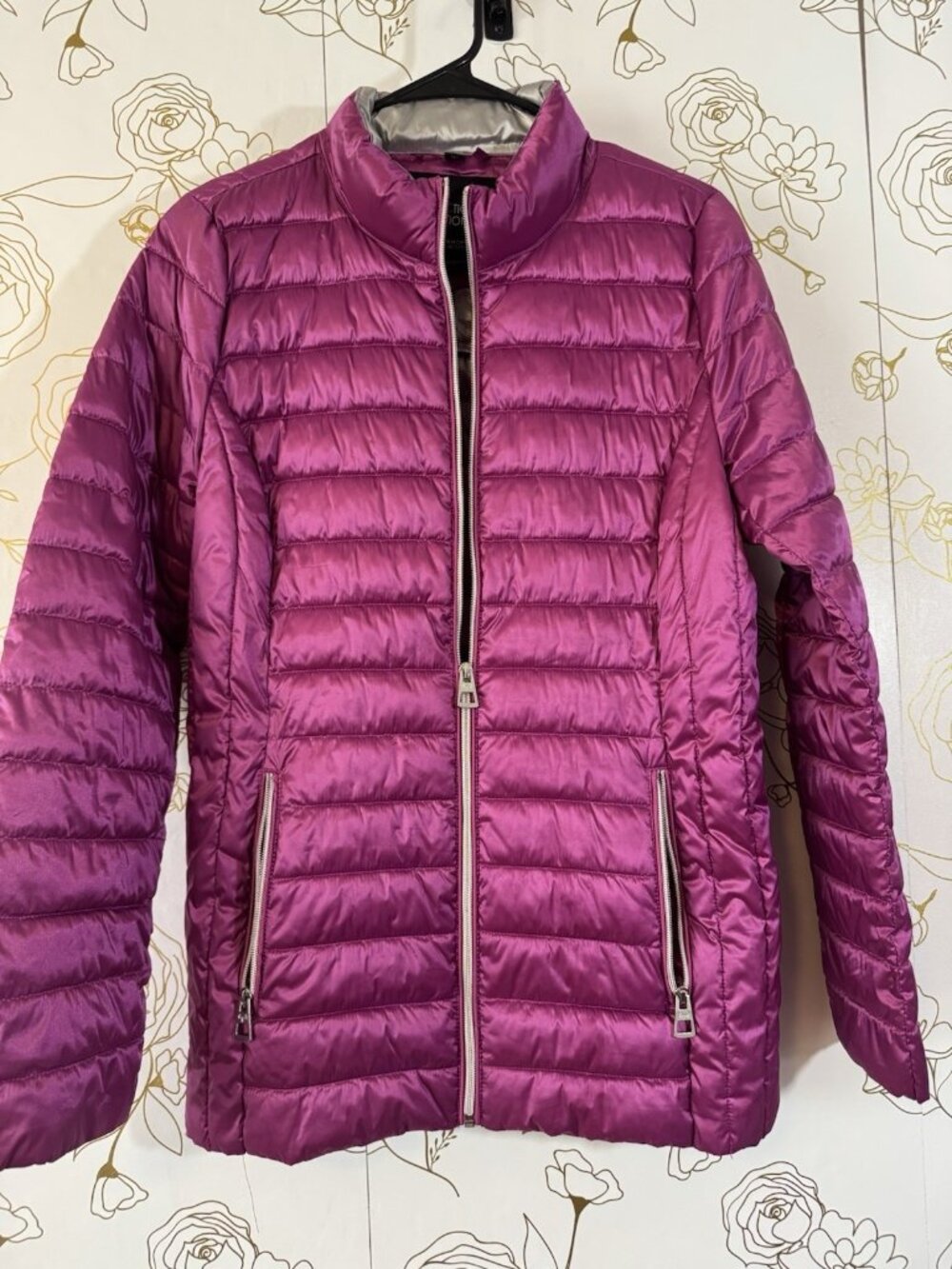 Arctic Expedition Women's XXS Outerwear Shiny Jacket Fuchsia Pink Coat Parka